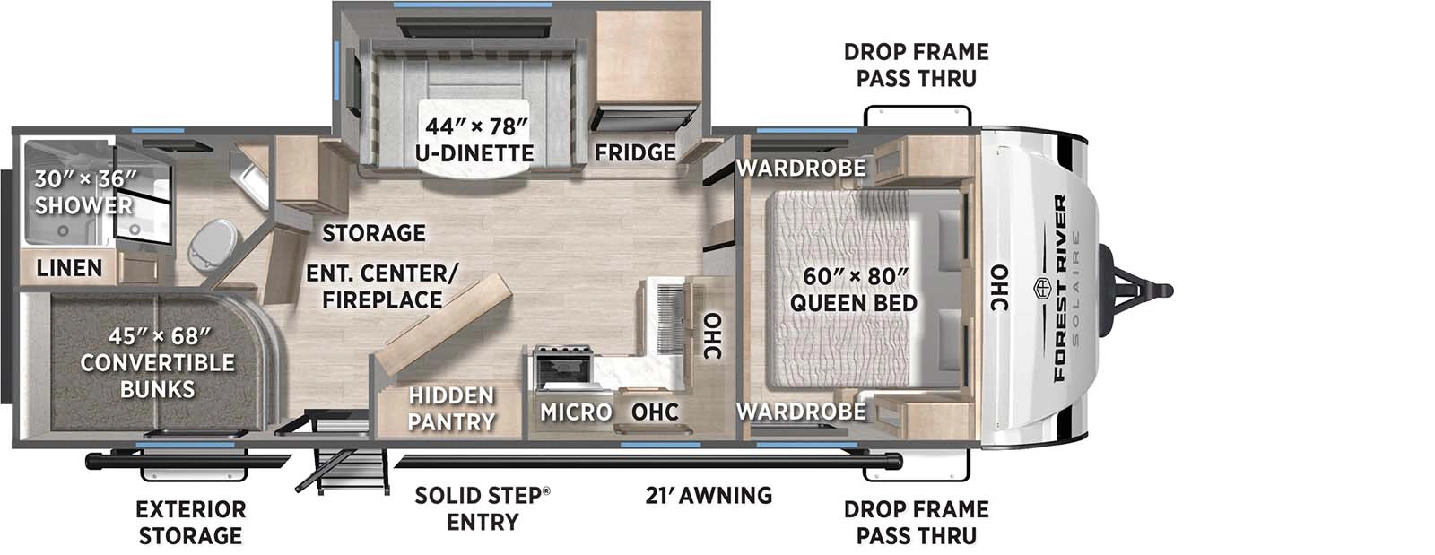 2430BHS Floorplan Image